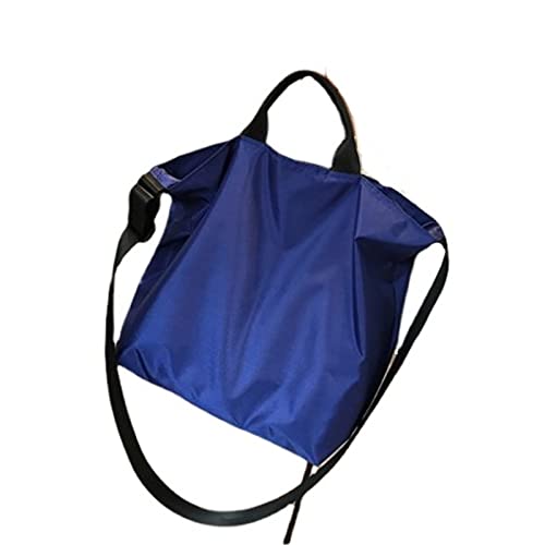 Einkaufstasche Reisetasche Sporttasche Faltbare wasserdichte Leichte Handgepäck Weekender Handtasche Einkaufstasche Freizeittasche Frauen Einkaufen (Blue)