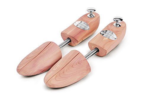 Schlesinger – 8 Paar Premium Damen Schuhspanner aus edlem Zedernholz für eine optimale Schuhpflege. Modell Königin. Größe 36 – 41 in Silber oder Gold.