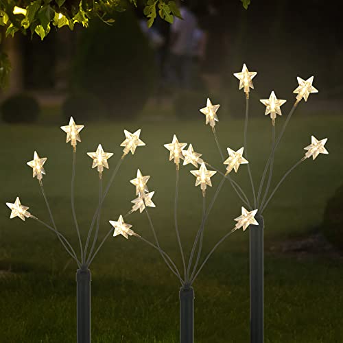 LED Gartenstecker Lichterkette Sternenlicht Weihnachtsbeleuchtung Lichtschlauch