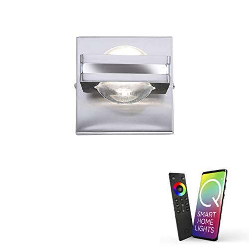 Paul Neuhaus Q® Wandleuchte Q®-LED Fisheye EEK: LED (A++ - E) LED fest eingebaut 6 W RGB, Warm-Weiß