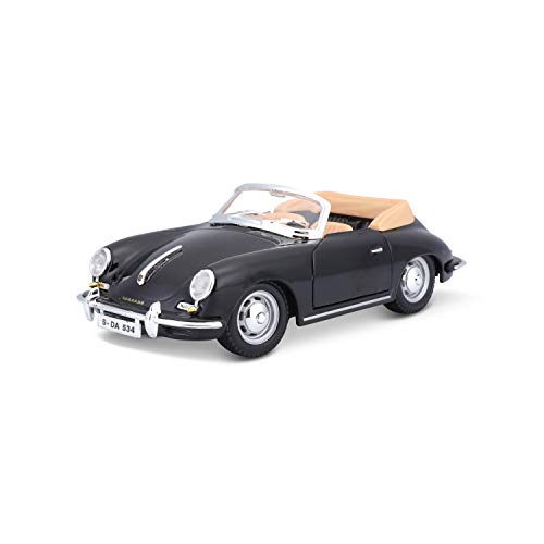 BBurago 18-22078 - Bijoux Collezione 1:24 Porsche 356B Cabriolet 1961 rot