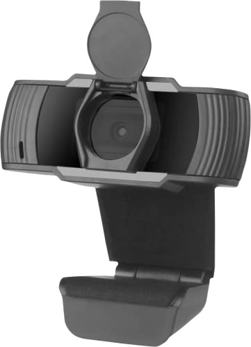 SPEEDLINK RECIT HD Webcam hochauflösende Kamera, integriertes Mikrofon, universelle Halterung, schwarz