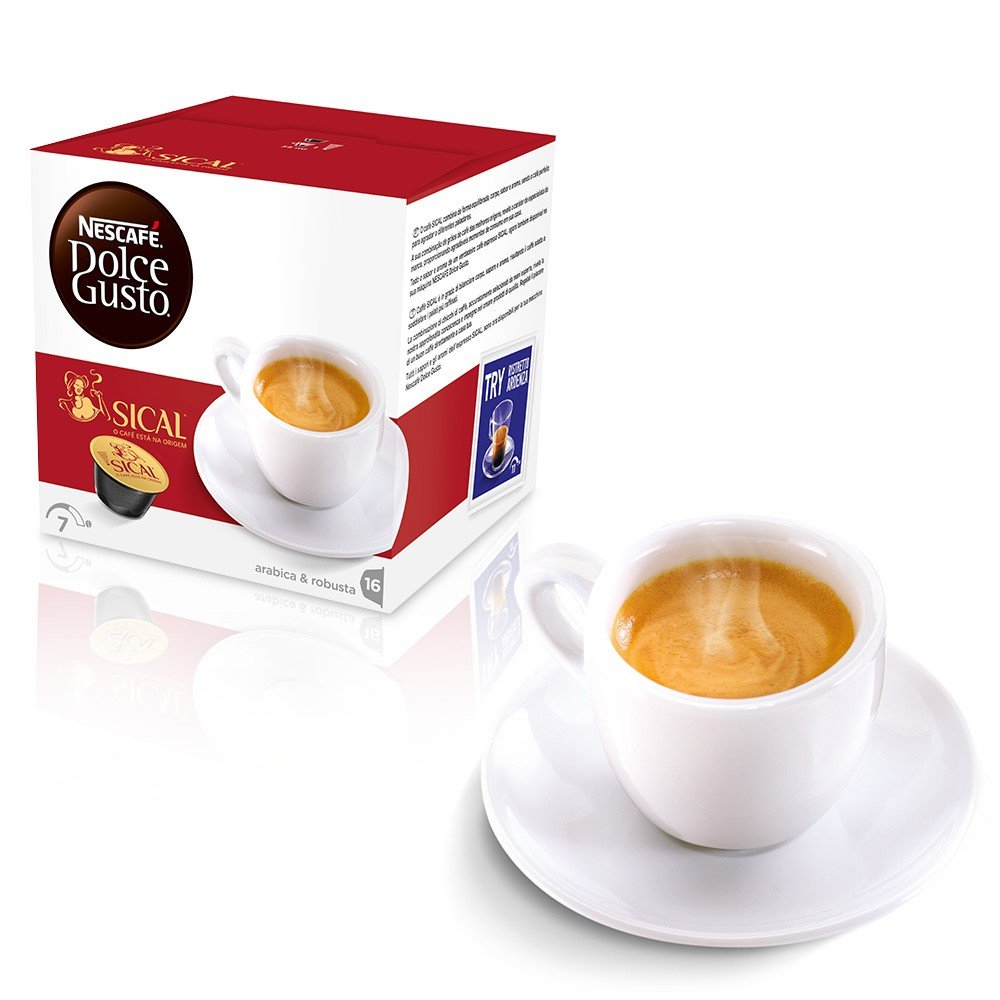 Kaffeepads Dolce Gusto Nescafé Caffee Tee Heiß (112, Scal)