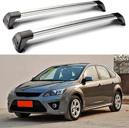 Auto DachträGer FüR Ford Focus 2008-2011, FahrradträGer Dachboxen LastenträGer Aus Aluminium Mit Allgemeiner Betriebserlaubnis