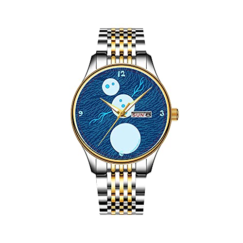 Uhren Herrenmode Japanisches Quarz Datum Edelstahl Armband Gold Uhr Kuschelige Cartoon Bär Kinderuhr