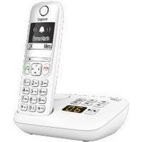 Gigaset AE690A - Analoges/DECT-Telefon - Kabelloses Mobilteil - Freisprecheinrichtung - 100 Eintragungen - Anrufer-Identifikation - Weiß (S30852-H2830-B132)