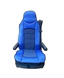 1x Sitzauflage LKW-Sitz Sitzbezug Bezug Sitzschoner Blau Neu Hochwertig