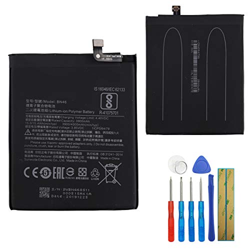 E-yiiviil Battery BN46 Compatible with Xiaomi Redmi Note 8/Note 8T Redmi 7 Redmi Note 6/Note 6 PRO with Tools