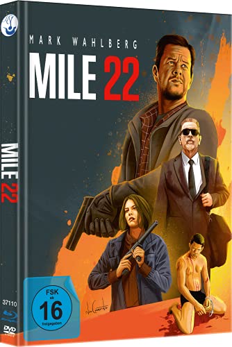 Mile 22 - Mediabook - Cover A - Limited Edition auf 444 Stück (+ DVD) [Blu-ray]