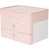 HAN SMART-BOX PLUS ALLISON 1100-86 Schubladenbox Rosa, Weiß Anzahl der Schubfächer: 2