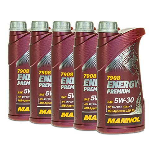 MANNOL 5 x 1 (5 Liter) Energy Premium 5W-30 FREIGABE 229.51 505.01 MOTORÖL