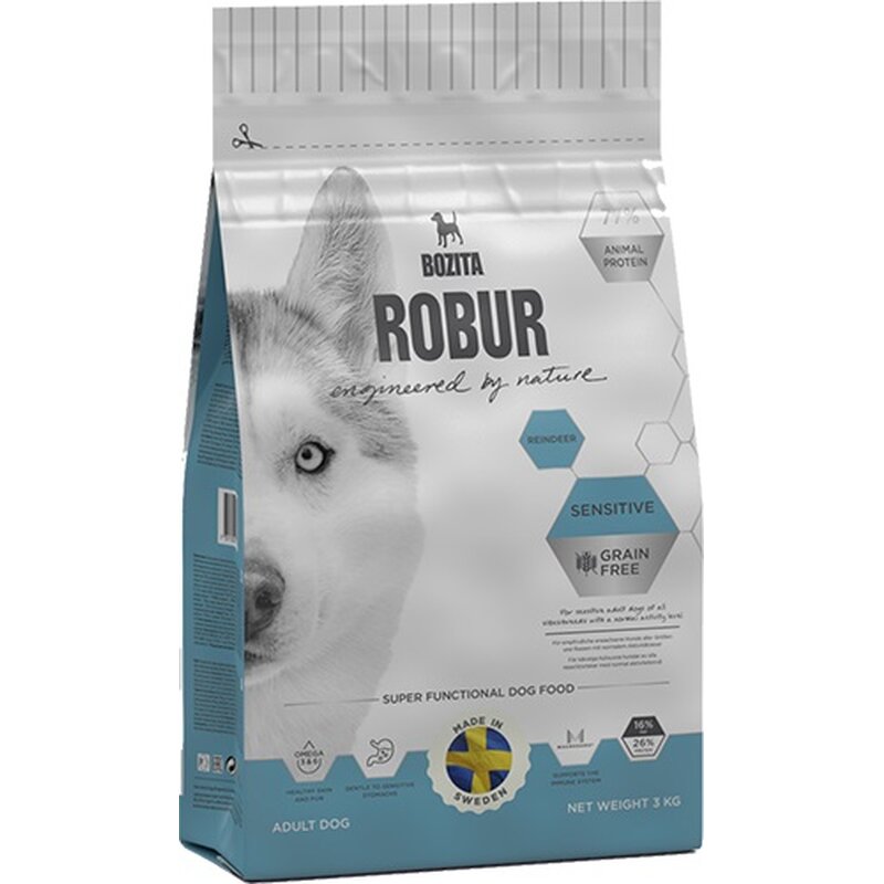 Bozita Hundefutter Sensitive Grain Free Reindeer, 1er Pack (1 x 11.5 kg)