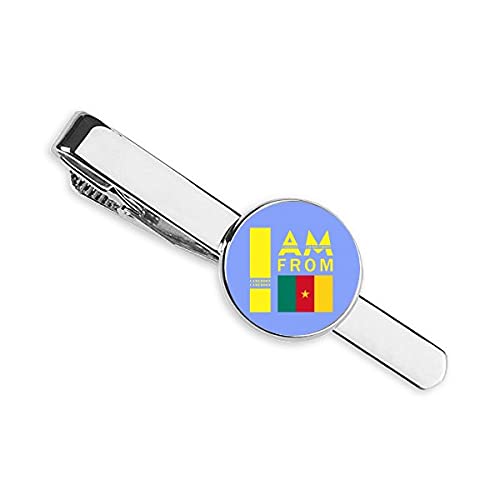 Krawattenklammer mit Aufschrift "I Am From Camerun"