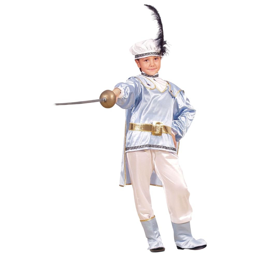 Dress Up America 374-S Kinderkostüm-Größe Klein (4-6 Jahre) Prinz charmant, Mehrfarbig, (Taille: 71-76 Höhe: 99-114 cm)