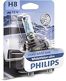 Philips WhiteVision ultra H8 Scheinwerferlampe, Einzelblister 12360WVUB1