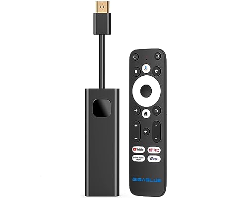 GigaBlue Android11 Giga TV Streaming IP Stick 4K PRO HDR60Hz / HDMI2.1 / WiFi6 UHD 4K (Netflix, Prime Video, Disney+, YouTube) Google App Store