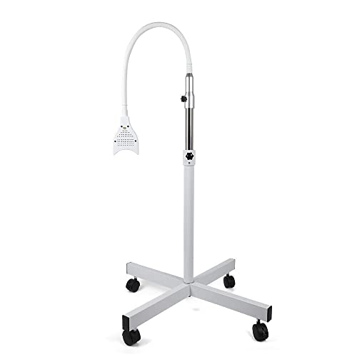 Lightakai - Dental LED Zahnweiß Accelerator, 21W Mobile Whitening Dentalmaschin - Settable Running Time - Adjustable Angle - Höhenverstellknopf - mit Rädern, für Krankenhäusern und Zahnkliniken verwendet