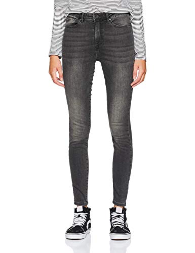 Vero Moda NOS Damen Vmsophia Hr Am203 Noos Skinny Jeans, Grau (Dark Grey Denim Dark Grey Denim), 40/L32 (Herstellergröße: L)