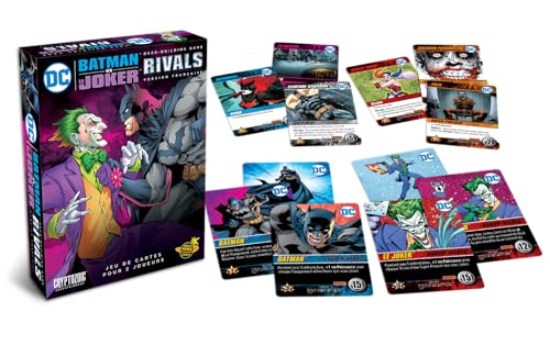 Don't Panic Games DC Comics Deck-Building Game: Rivals, Batman VS Joker [Französische Version], GAME1045, [Erweiterung Nr. 3], 20 x 15,6 x 3,8 cm