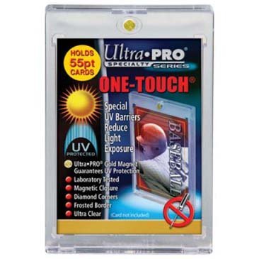 Ultra Pro 55pt Magnetkartenhalter One Touch Hüllen für dicke Baseball, Fußball, Hockeykarten, 5 Stück