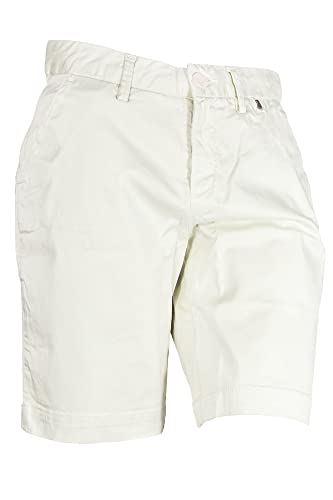 Herrlicher Lovely Shorts Chino Bermuda Kurze Hose Damen Straight Fit Stretch, Farbe:beige, Hosengrößen:W28