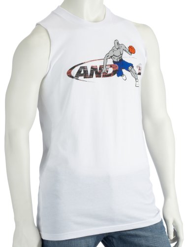 AND1 Sleeveless Hurricane, Weiss, L, 250025 10