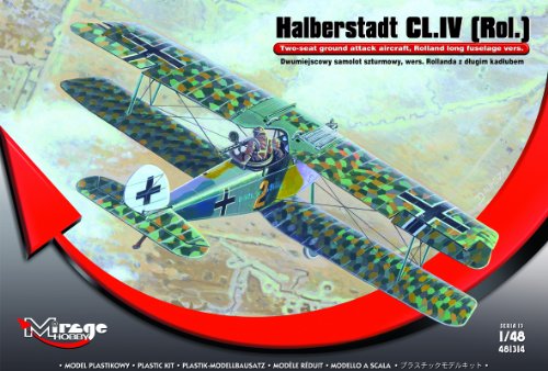 Mirage Hobby 481314 - Halberstadt CL.IV Rol Twi-seat ground SU, Flugzeug
