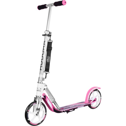 Scooter HUDORA Big Wheel RX-Pro 205, weiß/pink - Das Original pink/weiß
