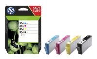 HP 364 Rainbow Kit Tintenpatrone - Schwarz, Cyan, Magenta, Gelb