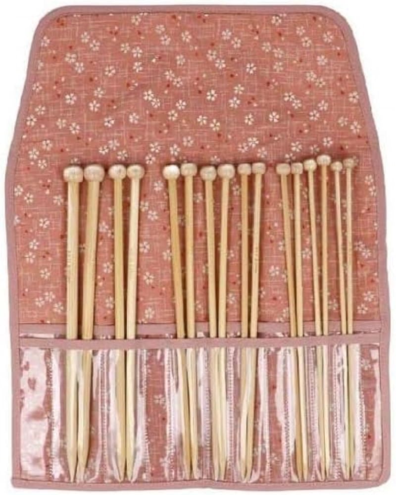 Seeknit - Seeknit Pink (23 cm) Bambus -Einzelnadel -Set - 1 Stück