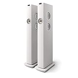 KEF LS60 Wireless Aktive Standlautsprecher Paar (Weiß) | HDMI | Airplay 2 | Spotify | Tidal