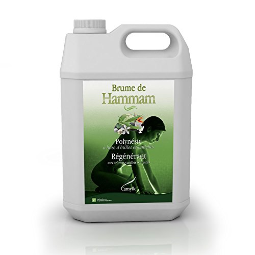 Camylle - Brume de Hammam - Emulsion von Ätherischen Ölen für Dampfbad - Polynésie- Regenerierend- 5000ml