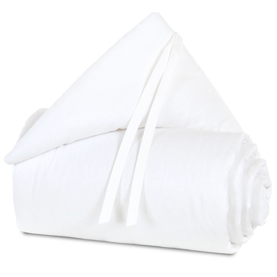 Babybay® Nestchen Organic Cotton für Beistellbett Maxi, Midi, Boxspring, Comfort und Comfort Plus weiss