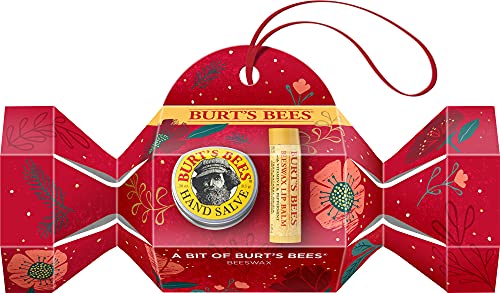 Burt's Bees A Bit of Knallbonbon, Original Lippenbalsam und Handbalsam mit Bienenwachs