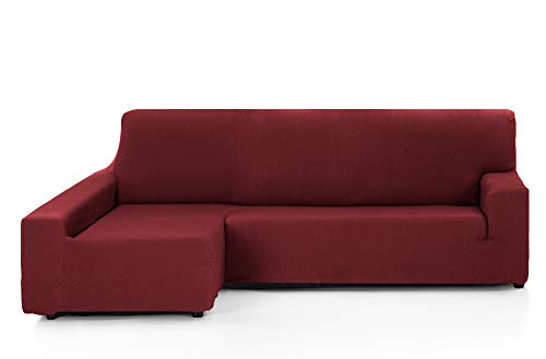 Martina Home Tunez Schutzhülle Sofa für Chaise Longue, 32 x 17 x 42 cm Langer linker Arm (Vorderansicht) BRAZO IZQUIERDO (Visto de frente) 240 cm a 280 cm Burgunderrot