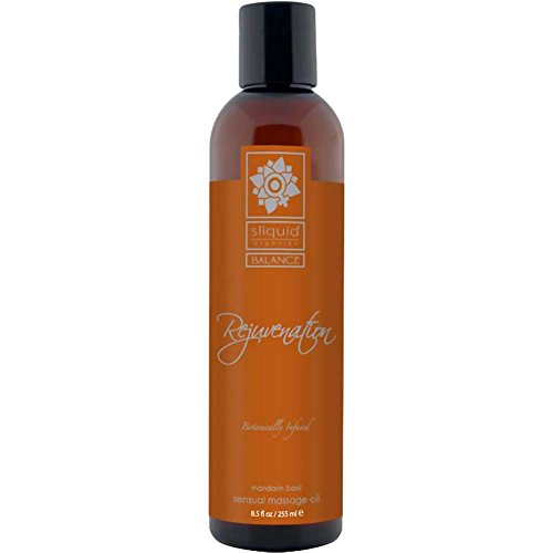 Sliquid Balance Collection Massage Oil 8.5oz - Rejuvenation, 1er Pack (1 x 255 ml)
