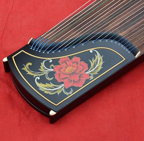 Chinesische Guzheng Muschelschnitzerei, 21 Saiten, 163 cm (163 cm, C)
