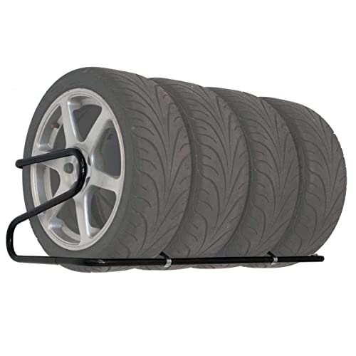 Reifenregal für Garagenwand ORAZIO 1200 [Reifenhalter bis 295 mm] Autoreifenregal für die Garage 100% Made IN Italy Reifenregal zur Wandmontage