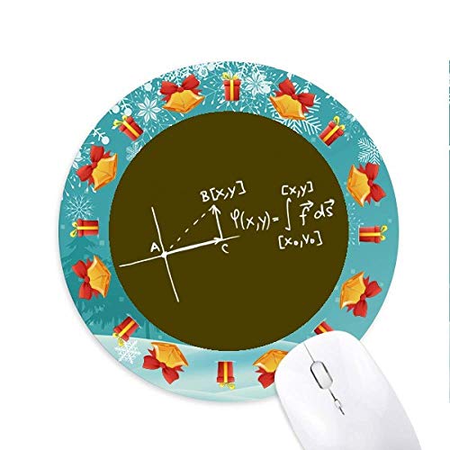 Formel-Funktion Hohe Ebene Mousepad Rund Gummi Maus Pad Weihnachtsgeschenk