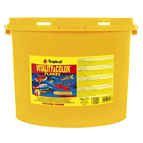Tropical Vitality Color farbförderndes Flockenfutter, 1er Pack (1 x 11 l)