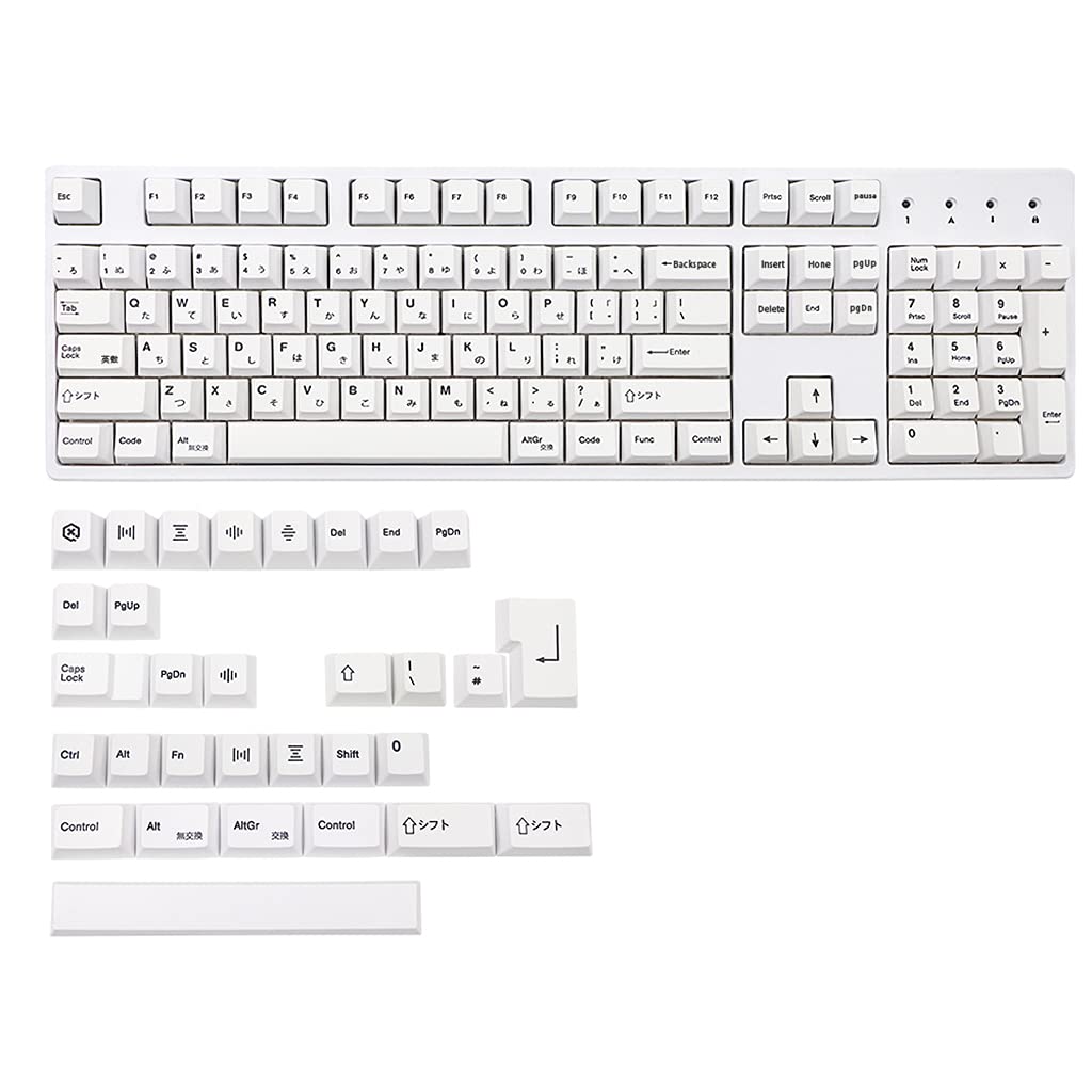 YUYAN Keycaps PBT Standard Fünfseitiger Farbstoff-Subprozess, 135 Tasten, Cherry Profil für FH60 GK61 64-108 Tasten Tastatur