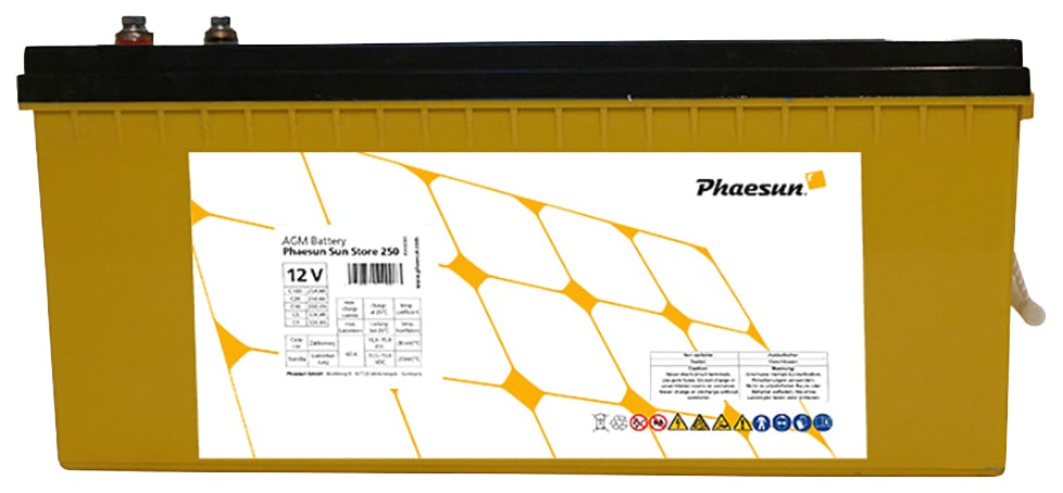 Phaesun Solarakkus "AGM Sun Store 250", 12 V
