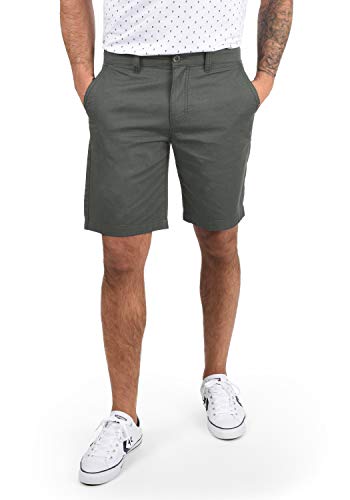 !Solid Thement Herren Chino Shorts Bermuda Kurze Hose Aus 100% Baumwolle Regular Fit, Größe:M, Farbe:Dark Grey (2890)