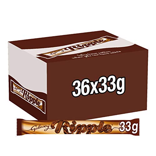 Galaxy Ripple Milk Chocolate Bar (33g) - Box of 36