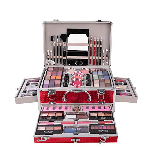CHSEEO Schmink Geschenkset Make-Up Set Kosmetik Makeup Paletten Schminkkoffer Schminke für Gesicht, Augen und Lippen #2