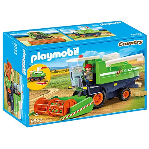 Playmobil 9532 - Mähdrescher mit Mähdreschfahrer und 6 Garben Heu , limited Edition