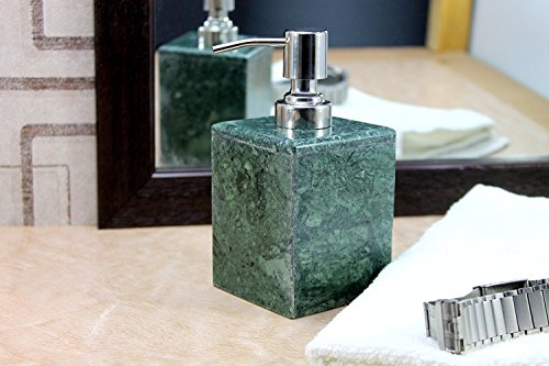 KLEO Marmor Steinseifenspender seifenspender Flüssigseifenspender - luxuriöse Badaccessoires-Kollektion - Marble Stone Soap Dispenser/Lotion Dispenser