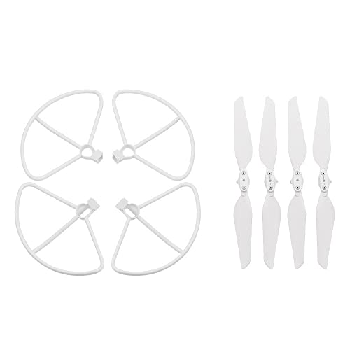 Zubehör für Drohnen For FIMI X8 SE Propeller Guard Protector Ring Protector Stoßstange Propeller Requisiten Drone Blades Quadcopter Zubehör for FIMI X8 SE austauschbar ( Color : White-guard-props )