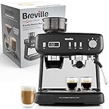 Breville VCF152X Barista Max+ für Espresso, Milchkaffee & Cappuccino | intelligentes Mahlwerk & intelligente Dosierung | Präzisionstimer für Extraktion | Pumpe mit 15 Bar