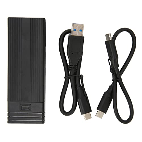 SALALIS Typ C SSD-Gehäuse, SSD HUB USB C 10 Gbps Gute Wärmeableitung Einfach zu verwenden für Computer für Spielekonsolen PS5 für Tablets(Schwarz)